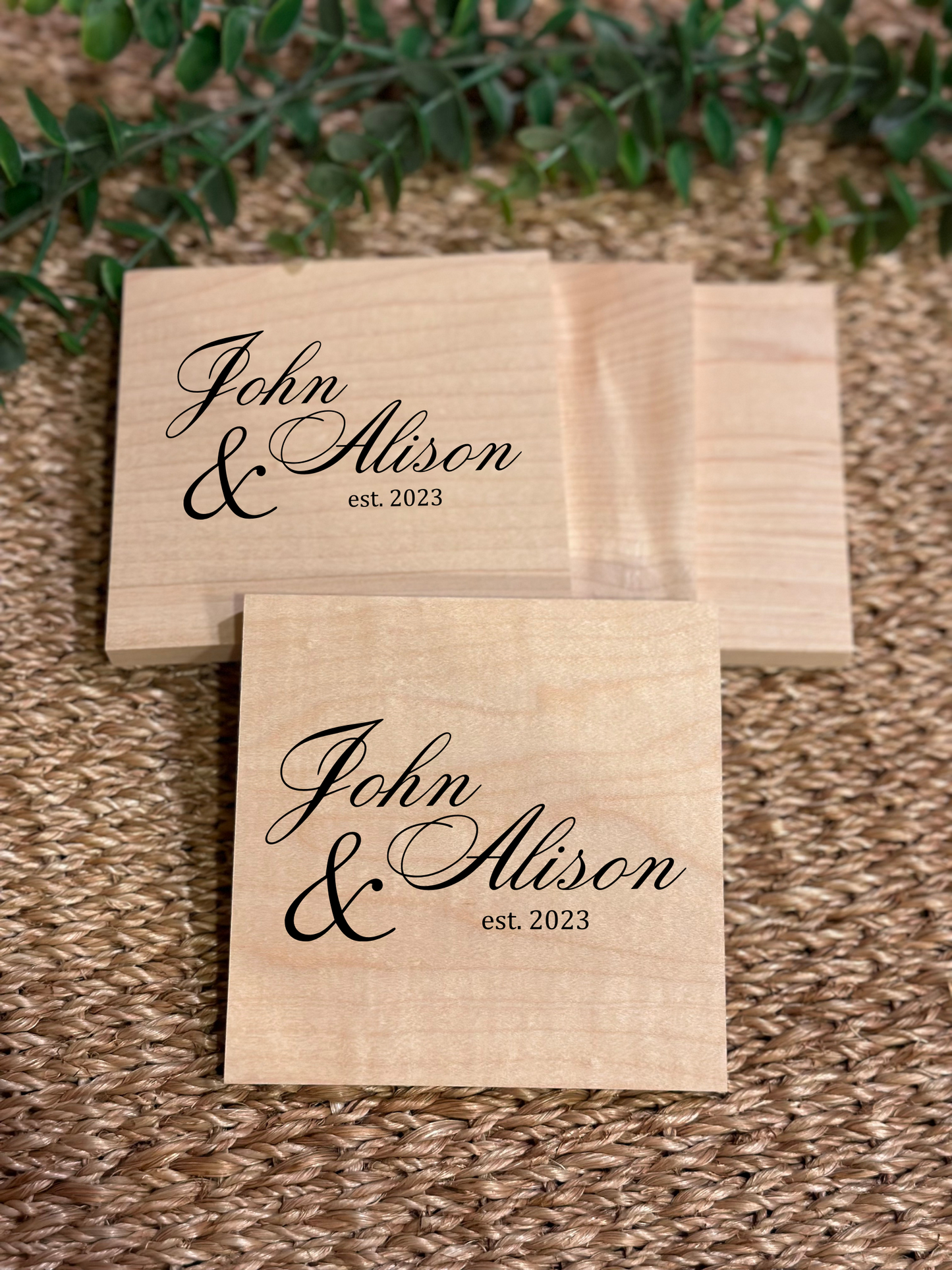 Custom Wood Coasters