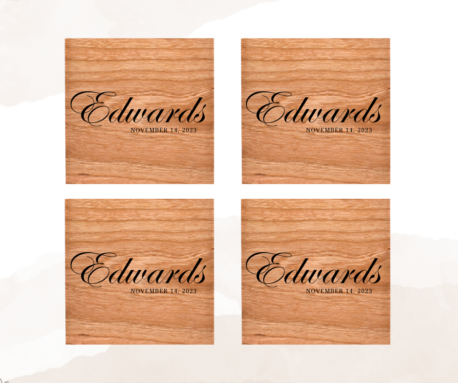 Custom Wood Coasters