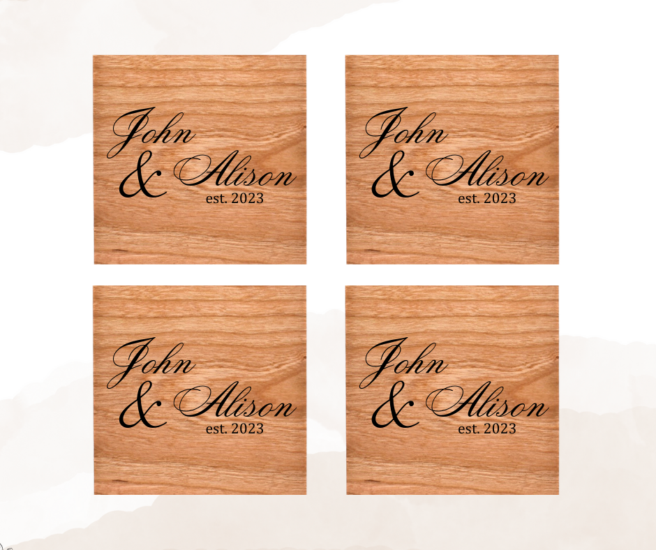 Custom Wood Coasters