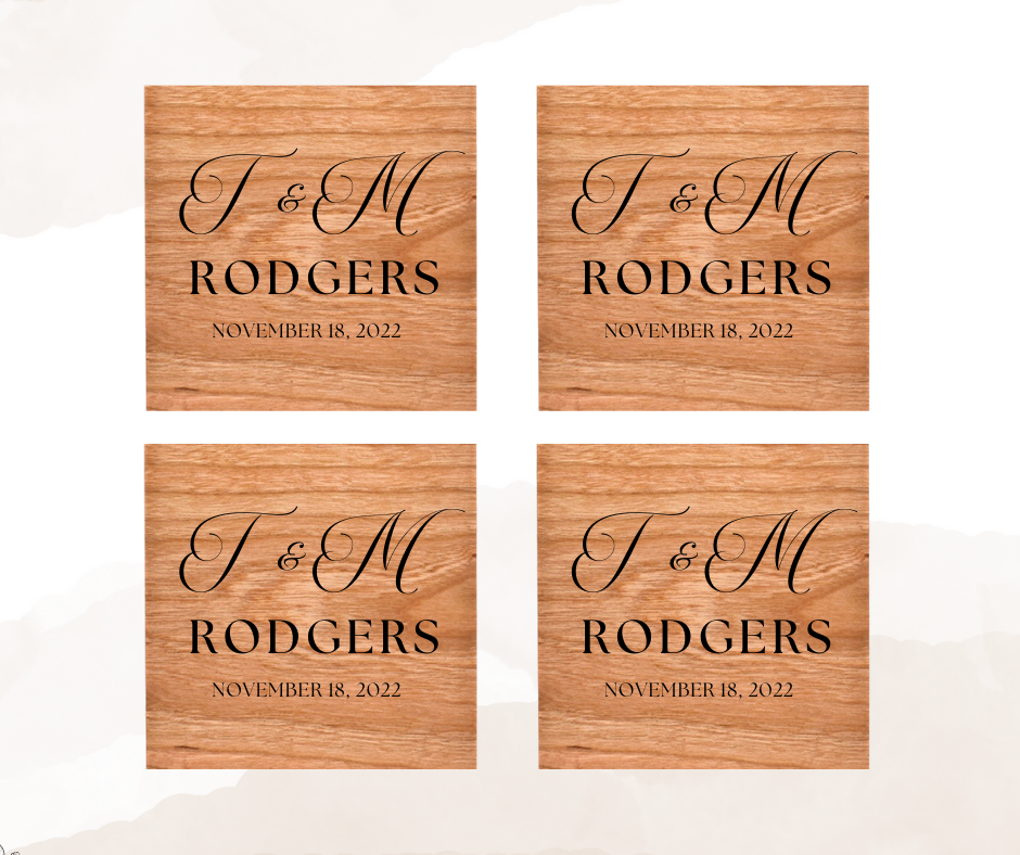 Custom Wood Coasters