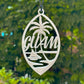 Guam White Acrylic Car Charms