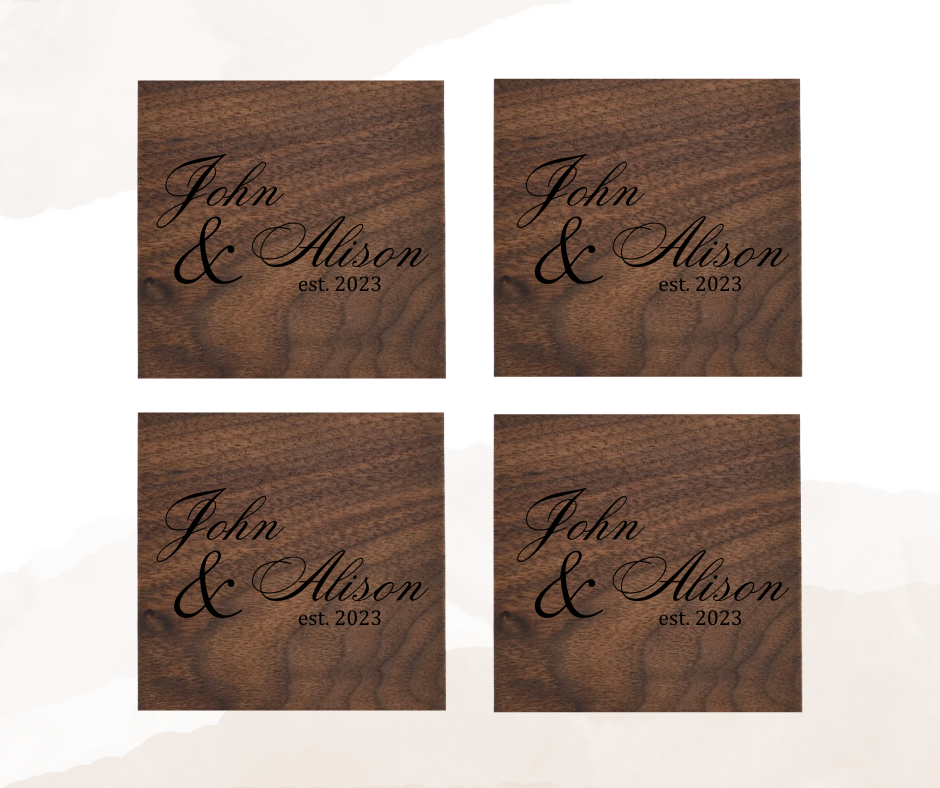 Custom Wood Coasters