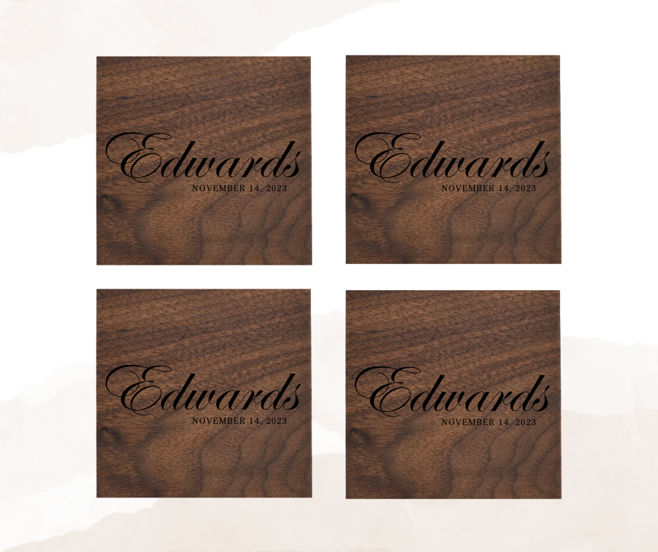 Custom Wood Coasters