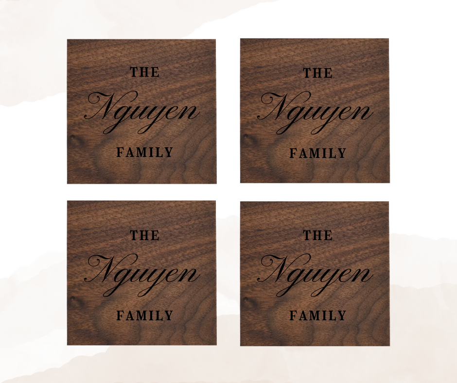 Custom Wood Coasters