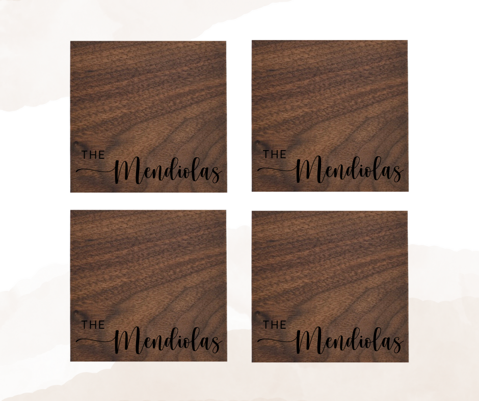 Custom Wood Coasters